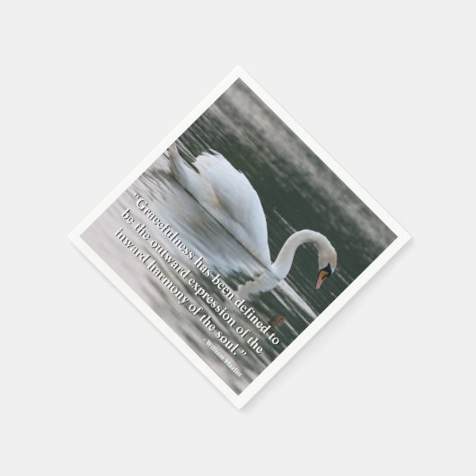 Mute Swan Serviette (Ecke)