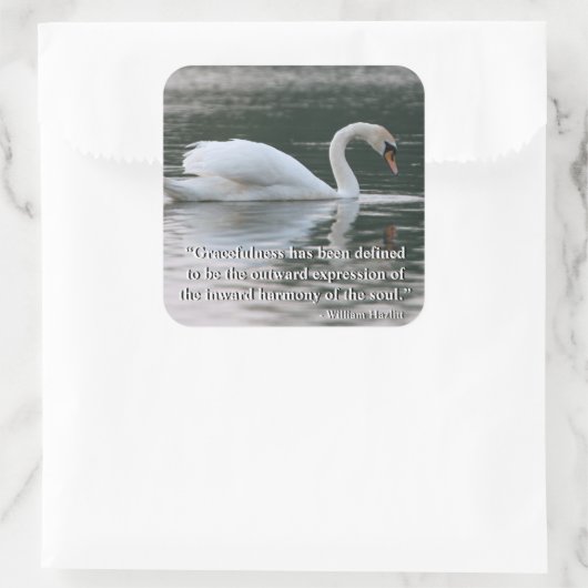 Mute Swan Sticker (Tasche)