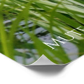 Mute swans & Iris: Value Poster Paper (Ecke)