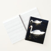 Mute Swans Notebook Notizblock (Innenseite)