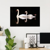 Mute Swans Poster (Heimbüro)