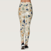 Mute Terrazzo Muster Leggings (Rückseite)