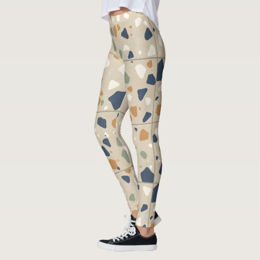 Mute Terrazzo Muster Leggings (Links)