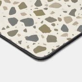 Mute Terrazzo Muster Schreibtischunterlage (Ecke)