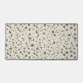 Mute Terrazzo Muster Schreibtischunterlage (Vorderseite)