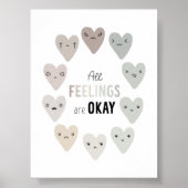 Mute tone Alle Gefühle sind OK Poster (Vorne)