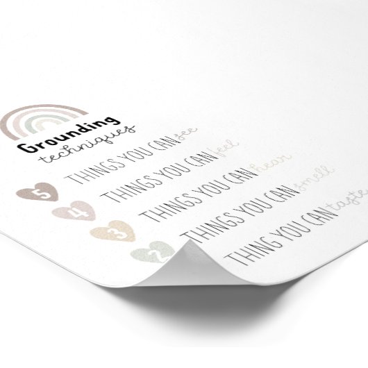 Mute tone Groundtechnique Poster (Ecke)