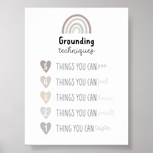 Mute tone Groundtechnique Poster (Vorne)