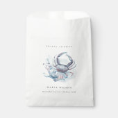 Mute Unterwasser-Krebskorbe Nautisches Brautparty Geschenktütchen (Vorderseite)