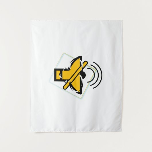 Mute Wandteppich (Vorderseite)
