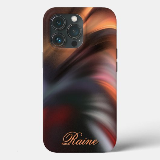 Muted Autumn Personal Name  Case-Mate iPhone Hülle (Rückseite)