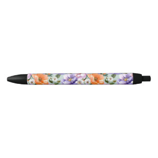 Muted Colorful Flowers Boho flower Kugelschreiber