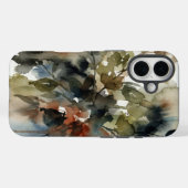 Muted Forest Watercolor Case-Mate iPhone Hülle (Rückseite (Horizontal))