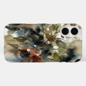 Muted Forest Watercolor Case-Mate iPhone Hülle (Rückseite (Horizontal))