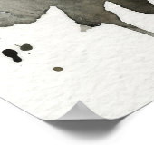 Muted Forest Watercolor Poster (Ecke)