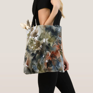 Muted Forest Watercolor Tasche