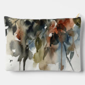 Muted Forest Watercolor Zubehörtasche (Rückseite)