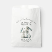 Muted getufft Bunny BABY SHOWER Geschenktütchen (Vorderseite)