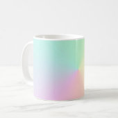 Muted Gradient Ombre Rainbow Kaffeetasse (Vorderseite Links)
