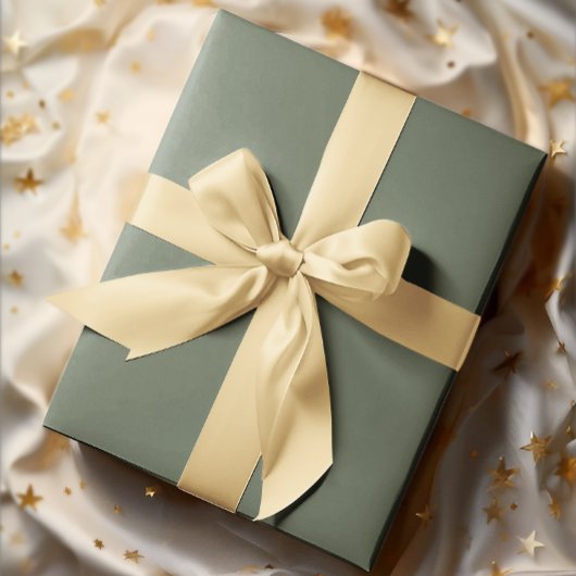 Muted Greenish Gray Geschenkpapier