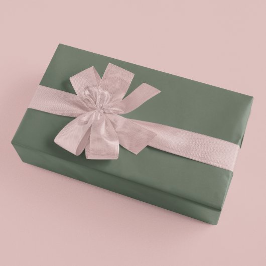 Muted Greenish Gray Geschenkpapier