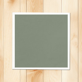 Muted Greenish Gray Serviette