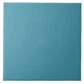 Muted Marine Blue Ceramic Tile. Fliese (Vorderseite)