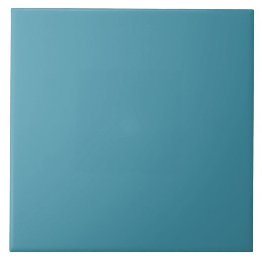 Muted Marine Blue Ceramic Tile. Fliese (Vorderseite)