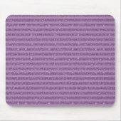Muted Mulberry Glitter Style Horizontal Stripes Mousepad (Vorne)