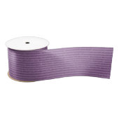 Muted Mulberry Glitter Style Horizontal Stripes Satinband (Spule)