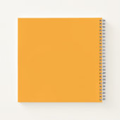 Muted Orange Background Texture for Web and Print Notizblock (Rückseite)