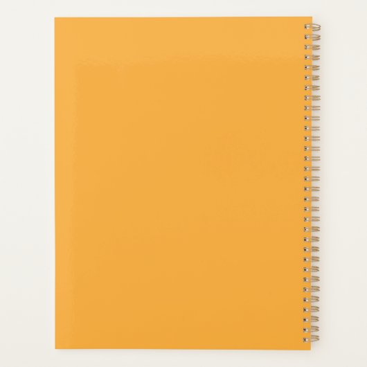 Muted Orange Background Texture for Web and Print Planer (Rückseite)