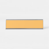 Muted Orange Background Texture for Web and Print Schreibtischnamensplakette (Vorderseite )