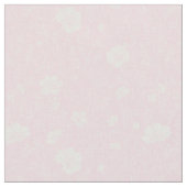 Muted Pink And White Wildflower Pattern Stoff (Nahaufnahme)