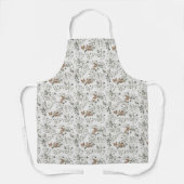 Muted Poinsettas All-Over Print Apron Schürze (Vorderseite)