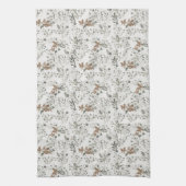 Muted Poinsettas Kitchen Towel Geschirrtuch (Vertikal)