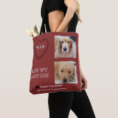 Muted Red Double-Sided Pet Tribute Tasche (Von Nahem)