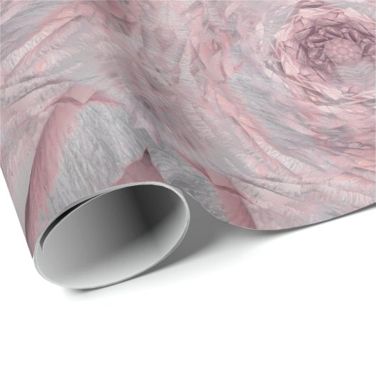 Muted Rose Brooch Geschenkpapier (Rolleneckpunkt)