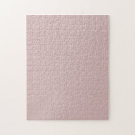 Muted Rose Minimalist Jigsaw Puzzle