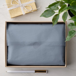 Muted Slate Blue Gray Spring Summer Trending Color Seidenpapier