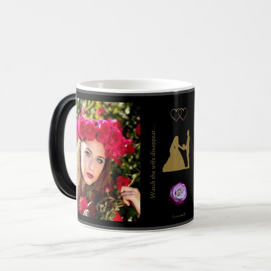 Muterande mugg — Partner Verwandlungstasse (Vorderseite Links)