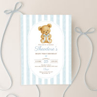Mutes Blue Teddy Beary erste Geburtstagsparty