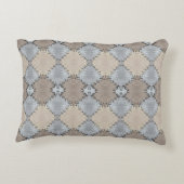 Mutes Erdtonmuster Dekokissen (Rückseite)