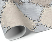 Mutes Erdtonmuster Geschenkpapier (Rolleneckpunkt)