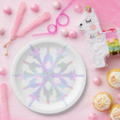 Mutes Harlequin Snowflake Melaminplatte Pappteller (Party)