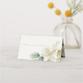 Mutete Grünfolienhochzeit Platzkarte (Vorderseite)