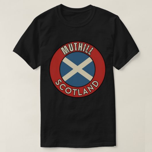 Muthill, Schottland T-Shirt (Design vorne)