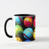 Muti-farbige Marmorkaffee-Tasse Tasse (Links)