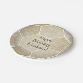 mutierte Geburtstagsparty in Gold Pappteller