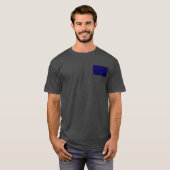 Mutig als Löwe-dünne blaue Linie Shirt (Vorne ganz)